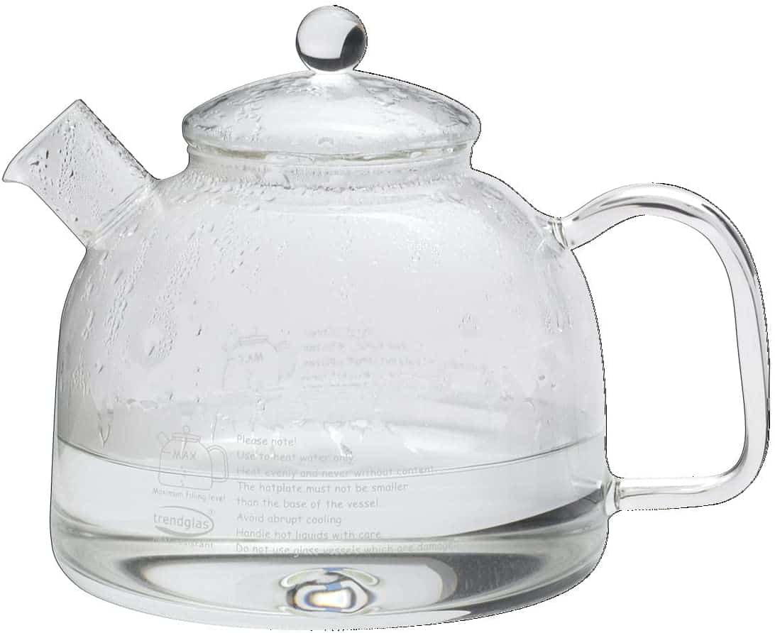 pyrex glass induction tea kettle